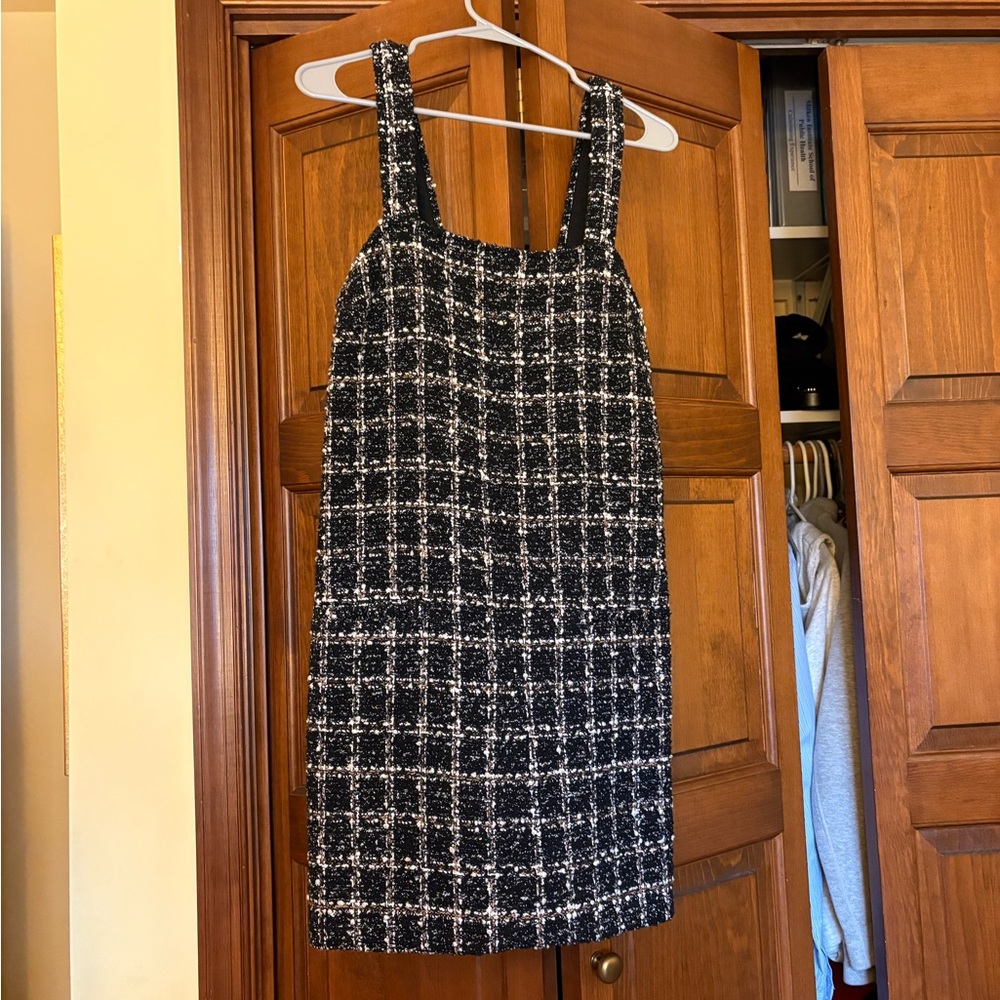 Abercrombie and Fitch Black and White Tweed Dress - Never Worn